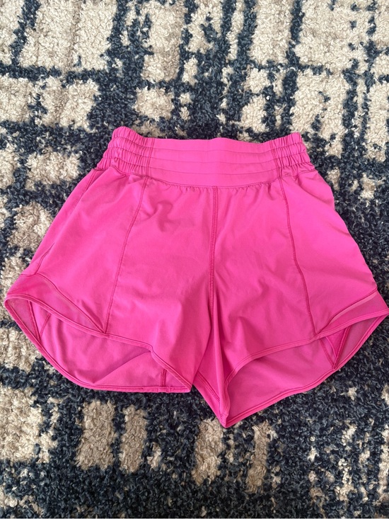 lululemon athletica Pants - Lululemon Hotty Hot LR 4” Lined Shorts – Hot Pink – Size 4